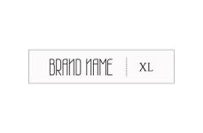 Etichete textile de brand Model TL-M23