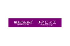 Etichete textile de brand Model TL-M72