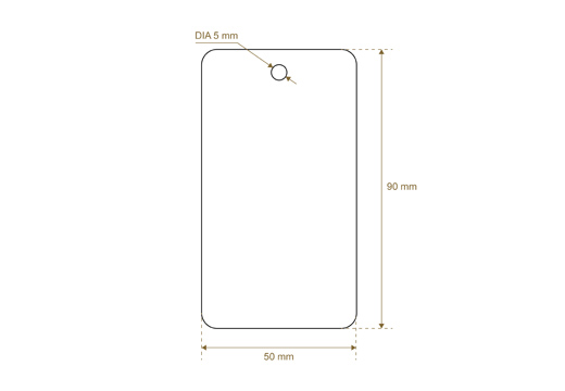 Eticheta din carton Model HT-M100