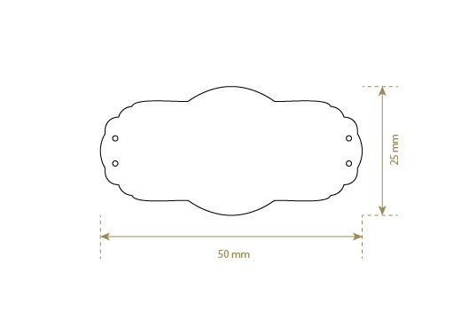 Eticheta din piele artificiala Model EP-M105