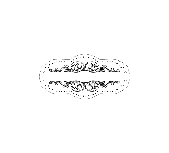 Eticheta din piele artificiala Model EP-M105