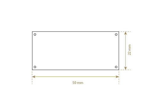 Eticheta din piele artificiala Model EP-M110