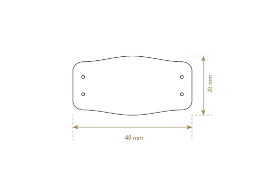 Eticheta din piele artificiala Model EP-M114