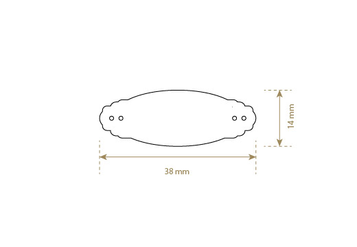 Eticheta din piele naturala Model EP-M2