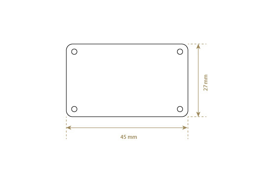 Eticheta din piele naturala Model EP-M32