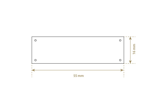 Eticheta din piele naturala Model EP-M34