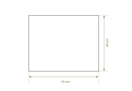 Eticheta din piele naturala Model EP-M50
