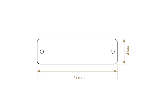 Eticheta din piele naturala Model EP-M62