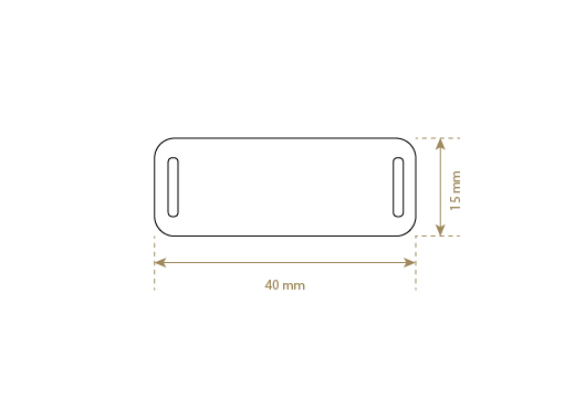 Eticheta din piele naturala Model EP-M69