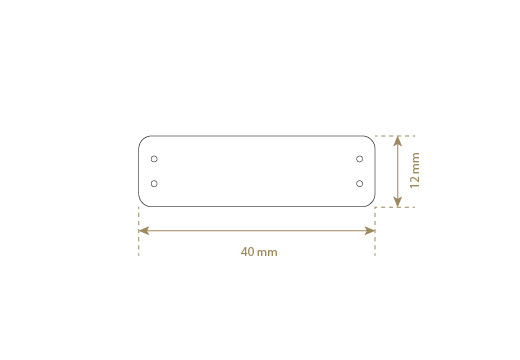 Eticheta din piele naturala Model EP-M8