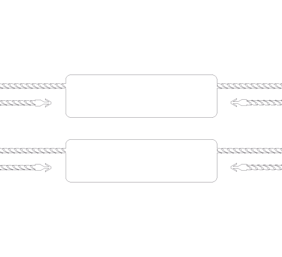 Sigiliu din plastic Model ST-M243