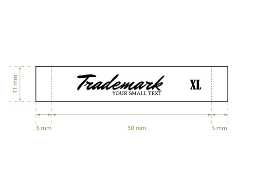 Eticheta textila tesuta Common Style Model WL-M27