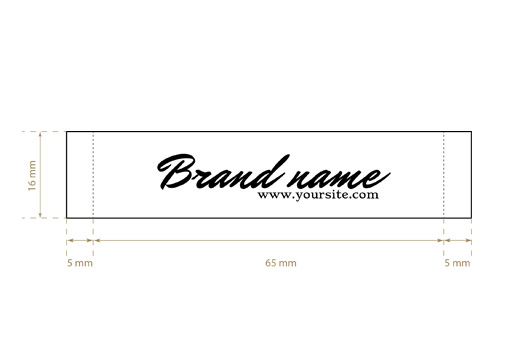 Etichete tesute Plain Style Model WL-M28