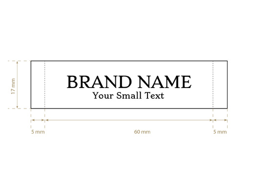 Eticheta textila tesuta Pure Style Model WL-M30