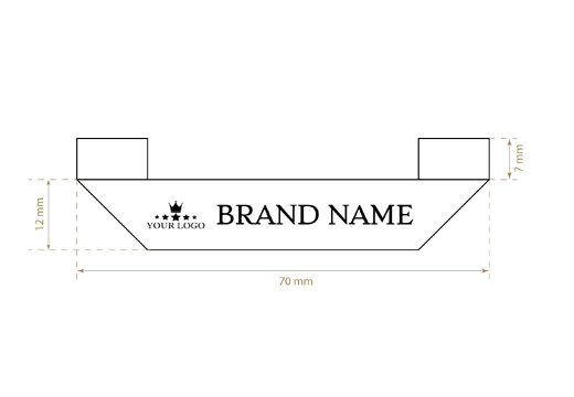 Eticheta textila tesuta Nice Style Model WL-M37