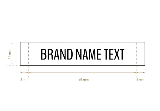 Eticheta textila tesuta Standard Style Model WL-M5