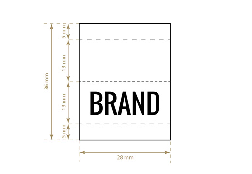 Eticheta textila tesuta Small Style Model WL-M54