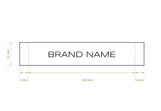 Eticheta textila tesuta Fashion Style Model WL-M6