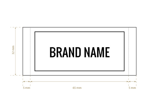 Eticheta textila tesuta Eager Style Model WL-M80