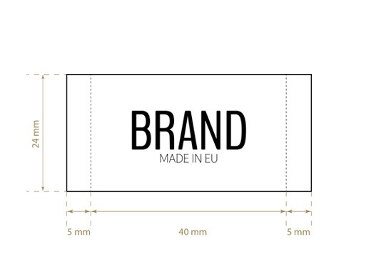 Eticheta textila tesuta Remarkable Style Model WL-M95