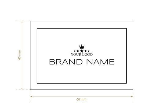 Eticheta textila tesuta Modern Style Model WL-M98