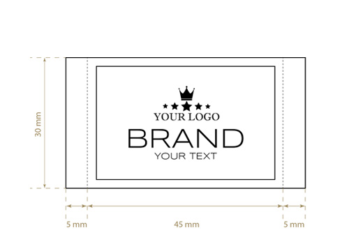 Eticheta textila tesuta Premium Style Model WL-M99